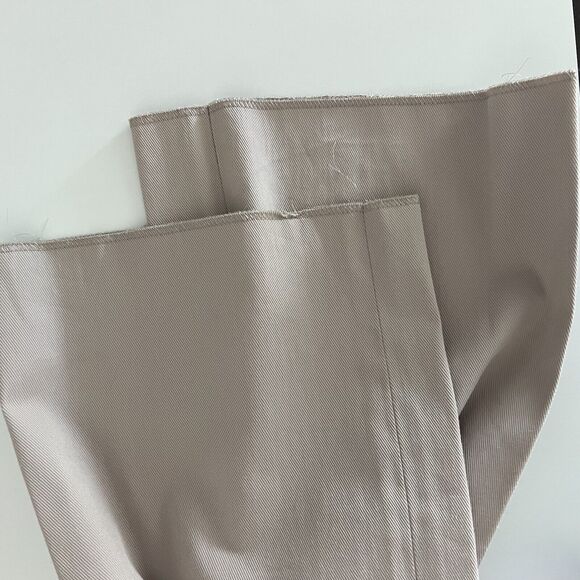 Valentino Roma Spa Pants Womens Size 2 Italy Size 38/2 Raw Hem Cream Gray Taupe - Picture 7 of 16